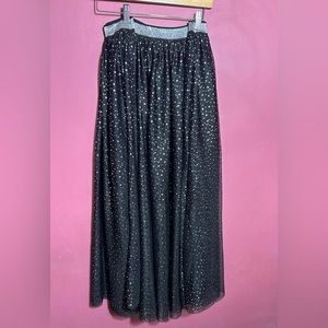 Modcloth Starry Maxi Skirt w Tulle - FINAL PRICE